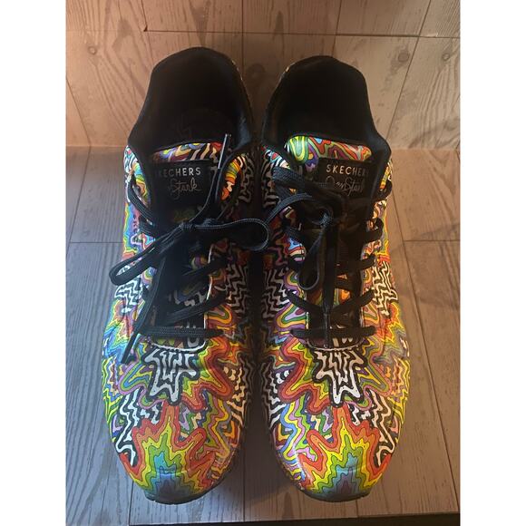 Skechers x Jen Stark Multicolor Psychedelic Art Sneakers Women’s 11 - Picture 5 of 9